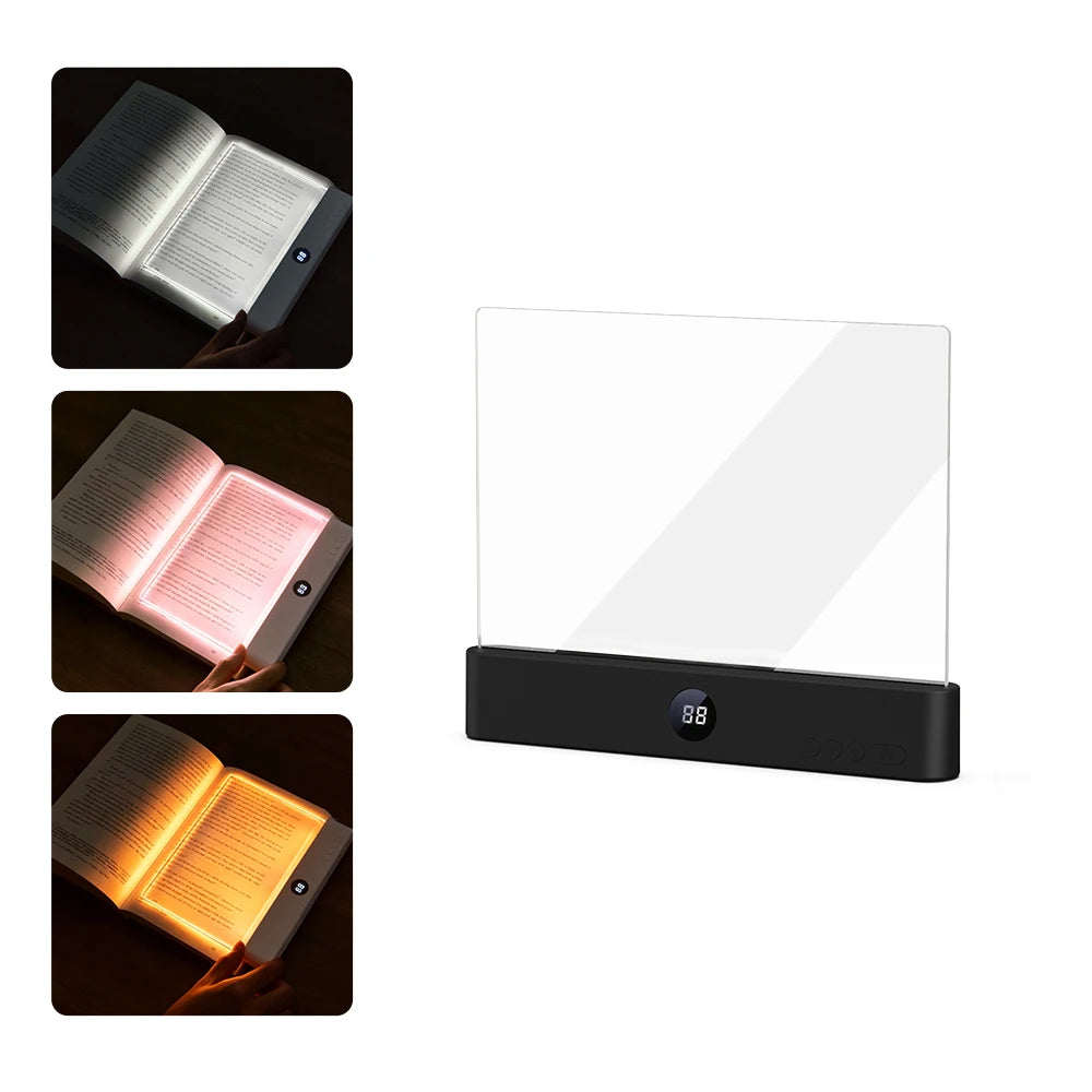 LED Reading Light Night Light Book Family Study Reading Lamp Portable Bookmark Light for Reading in Bed, Car Motivational Travel