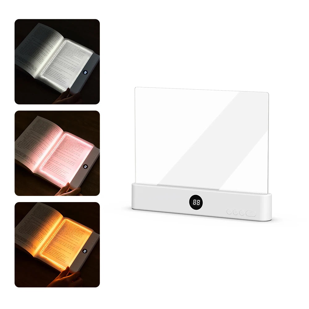 LED Reading Light Night Light Book Family Study Reading Lamp Portable Bookmark Light for Reading in Bed, Car Motivational Travel
